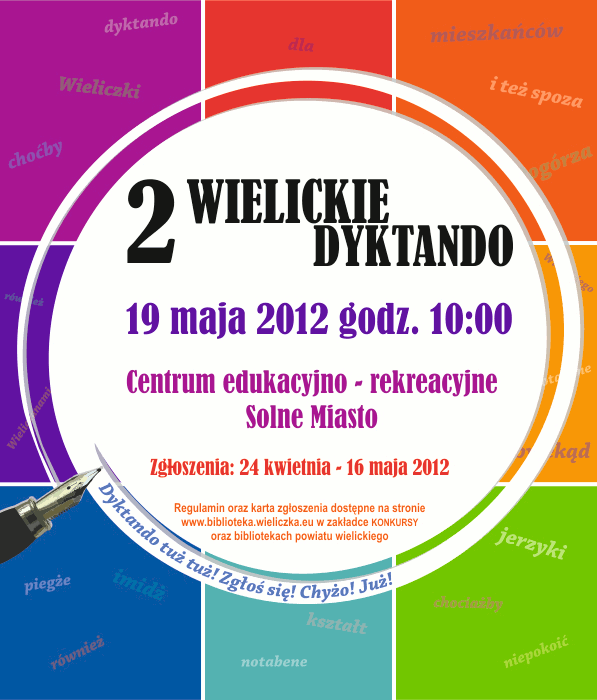Dyktando tuż, tuż! Zgłoś się! Chyżo! Już!