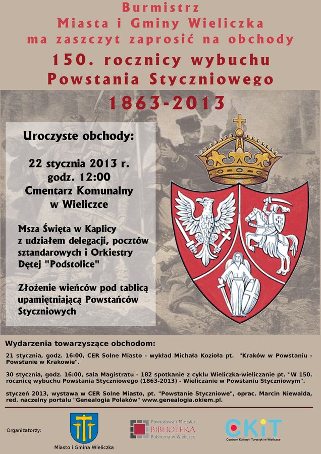 Obchody 150. rocznicy wybuchu Powstania Styczniowego