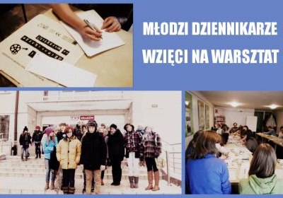 Młodzi dziennikarze... już po warsztatach.
