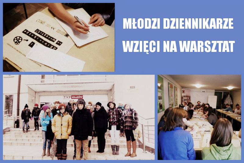 Młodzi dziennikarze... już po warsztatach.