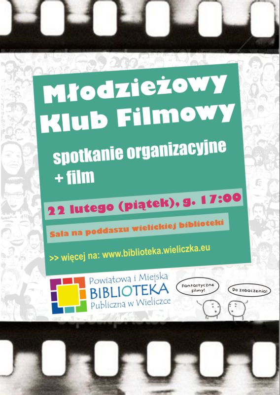 Młodzieżowy Klub Filmowy – spotkanie organizacyjne i film