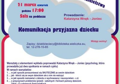 Komunikacja przyjazna dziecku – spotkanie z cyklu „Jestem i będę SUPER rodzicem”