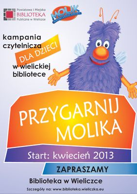 „Przygarnij Molika” rusza nowa kampania czytelnicza