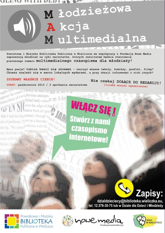 Stwórz z nami młodzieżowe czasopismo internetowe! Dołącz do redakcji – zapisy na warsztaty ruszyły!