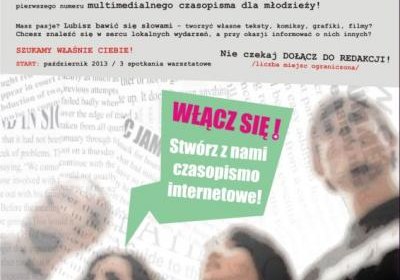 Dołącz do redakcji – przyjdź na warsztaty i stwórz z nami młodzieżowe czasopismo internetowe!