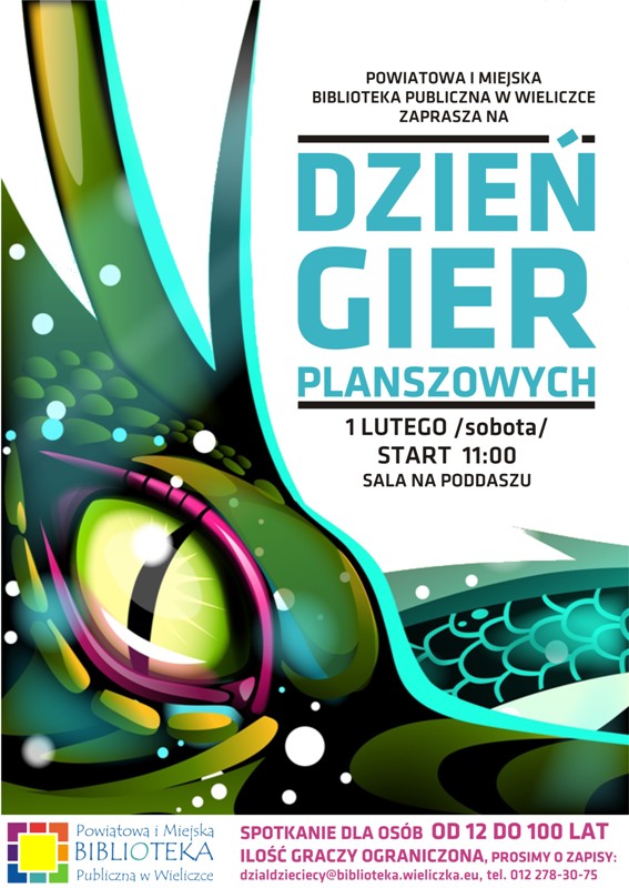 Dzień gier planszowych w wielickiej bibliotece!