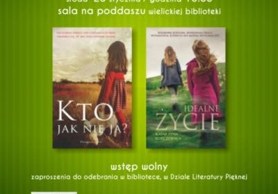 Spotkanie autorskie z Katarzyna Kołczewską