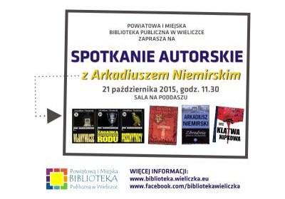 Spotkanie autorskie z Arkadiuszem Niemirskim