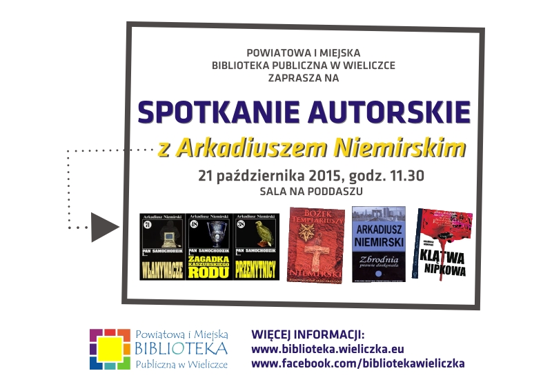 Spotkanie autorskie z Arkadiuszem Niemirskim