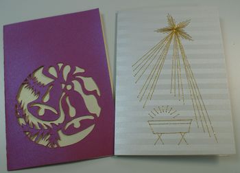 Klub Aktywnego Seniora - kartki bożonarodzeniowe