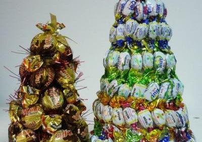 Cukierkowa choinka w Klubie Aktywnego Seniora