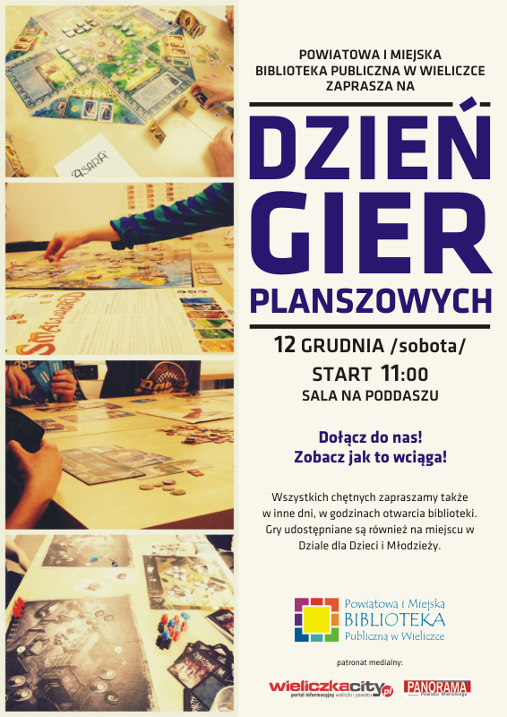 Dzień gier planszowych - zapraszamy!