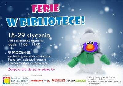 Ferie dla dzieci w bibliotece – liczne atrakcje, ciekawe zajęcia, miła atmosfera!