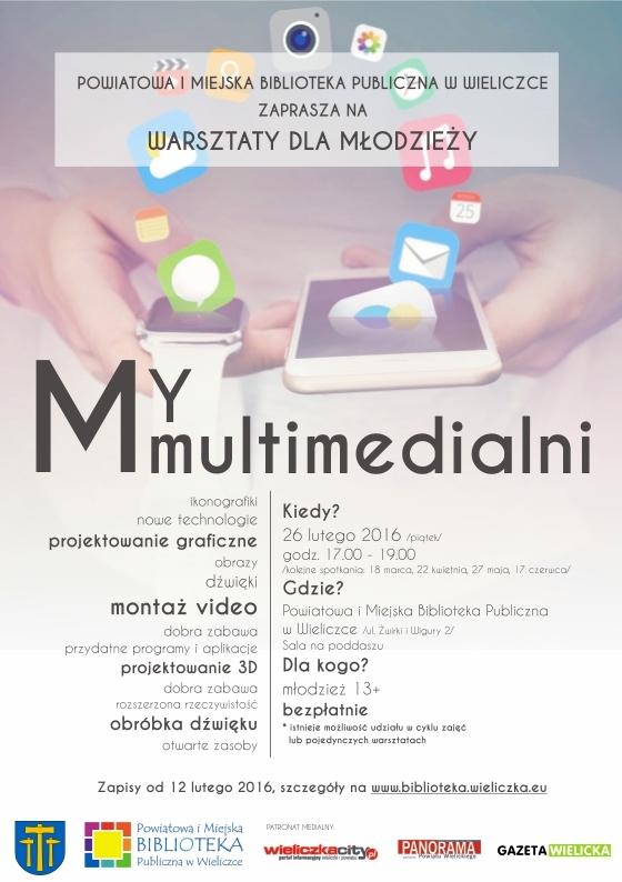 „My Multimedialni” – zapraszamy młodzież na warsztaty