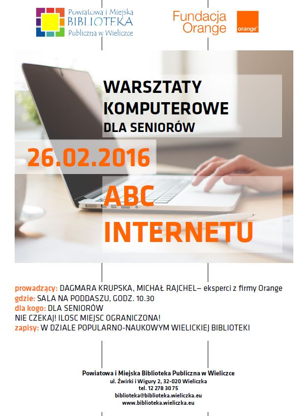 ABC Internetu - warsztaty dla seniorów