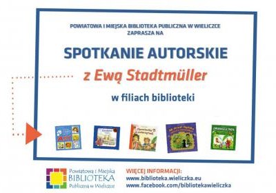 Ewa Stadtmuller w filiach bibliotecznych na terenie gminy