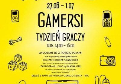 „Gamersi” - tydzień graczy - wakacje dla młodzieży!