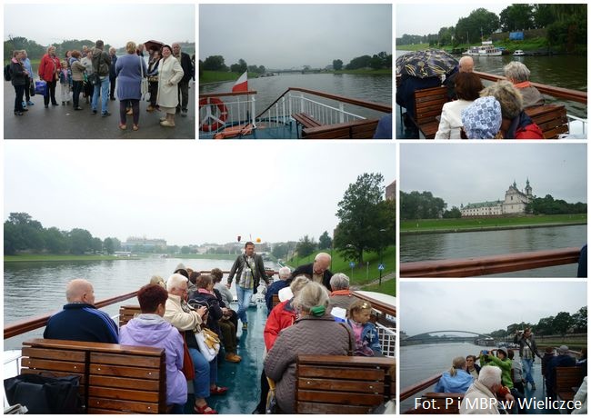Wielickich seniorów rejs po Wiśle