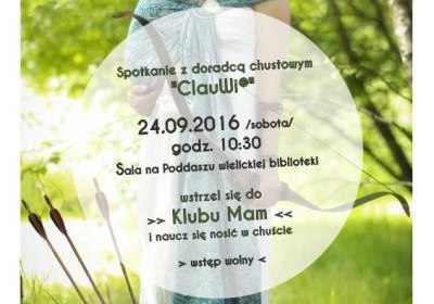 „Wstrzel się” do Klubu Mam i naucz się nosić w chuście