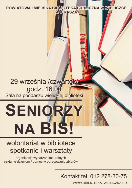 Seniorzy na Bis – spotkanie i warsztaty dla przyszłych wolontariuszy