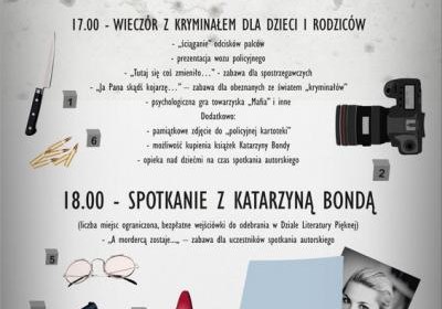 Wieczór z kryminałem i z Katarzyną Bondą