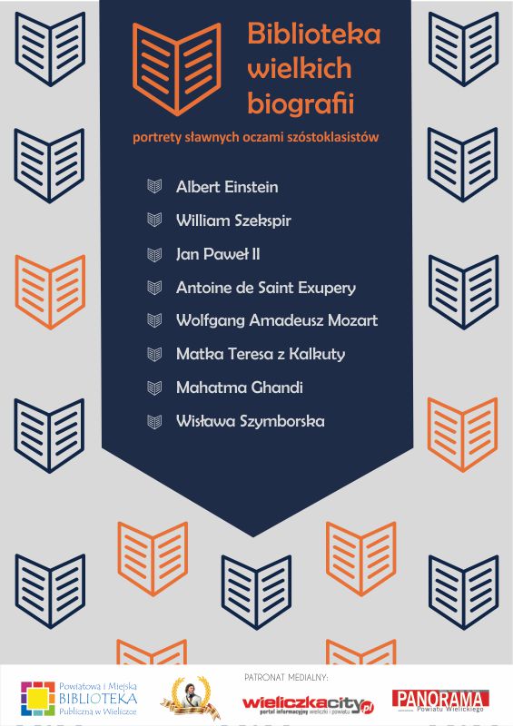 Biblioteka wielkich biografii – portrety sławnych oczami szóstoklasistów