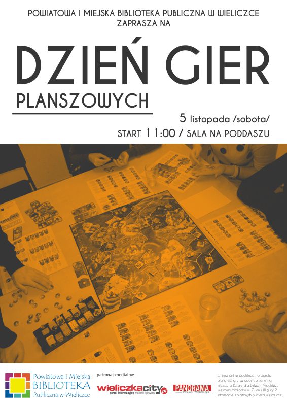 Planszówki w wielickiej bibliotece