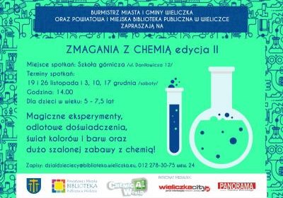 Warsztaty chemiczne II edycja. Zapraszamy!