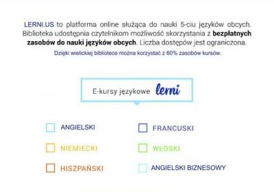 Obierz kurs na języki obce. Przyjdź do biblioteki!