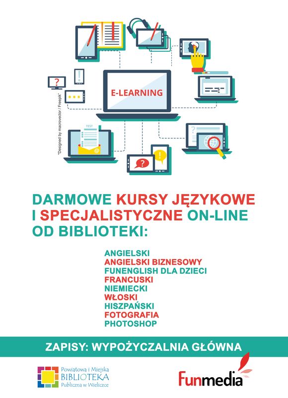 Kursy e-learningowe od biblioteki