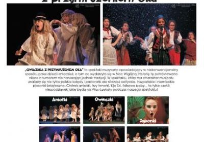 „Gwiazdka z przymrużeniem oka”- spektakl muzyczny