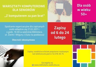 XVI edycja warsztatów komputerowych dla Seniorów – zapraszamy!