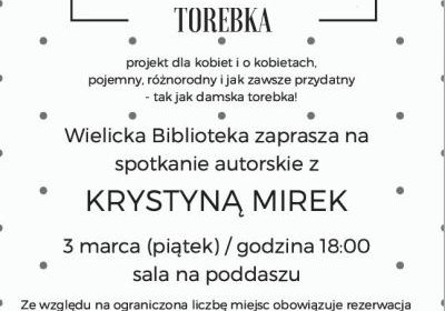 Spotkanie z Krystyną Mirek