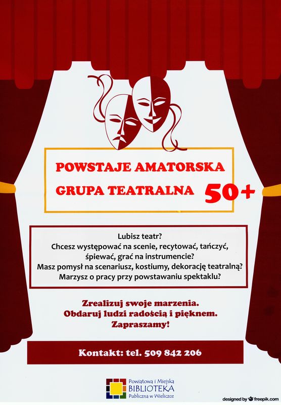 Powstaje amatorska grupa teatralna dla seniorów