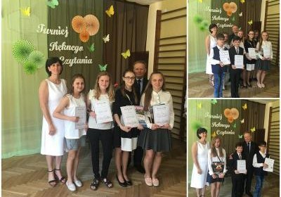 Czytelnicze zmagania!! Powiatowy Turniej Pięknego Czytania