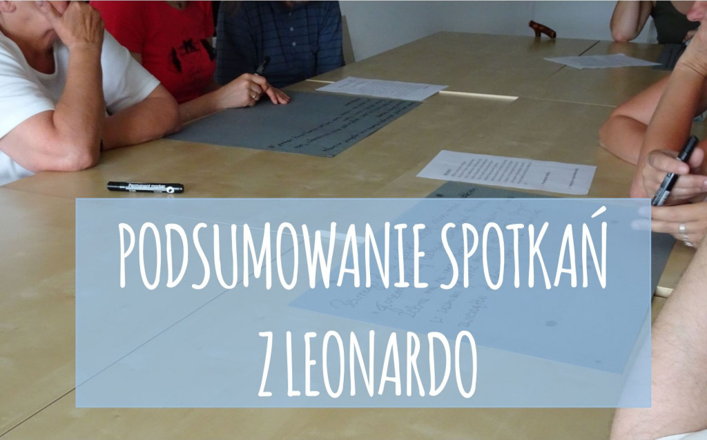 Podsumowanie spotkań z grupa Leonardo