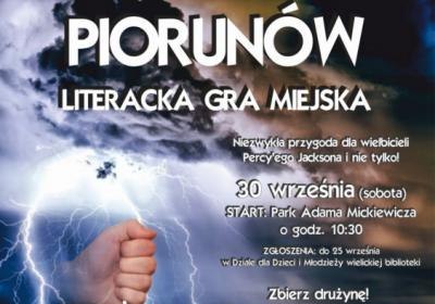 Fani Percy’ego Jacksona i gier miejskich - czytajcie i ćwiczcie!