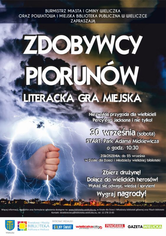 Fani Percy’ego Jacksona i gier miejskich - czytajcie i ćwiczcie!
