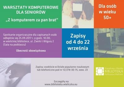 XVII edycja warsztatów komputerowych dla Seniorów – zapraszamy!