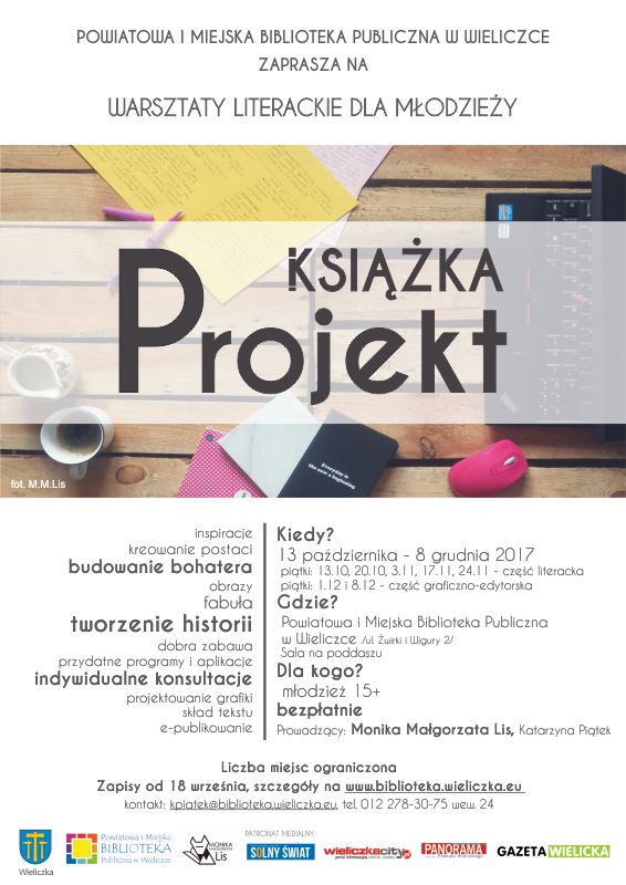 Projekt Książka - warsztaty dla młodzieży