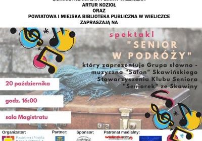 Spektakl „Senior w podróży” dla wielickich seniorów