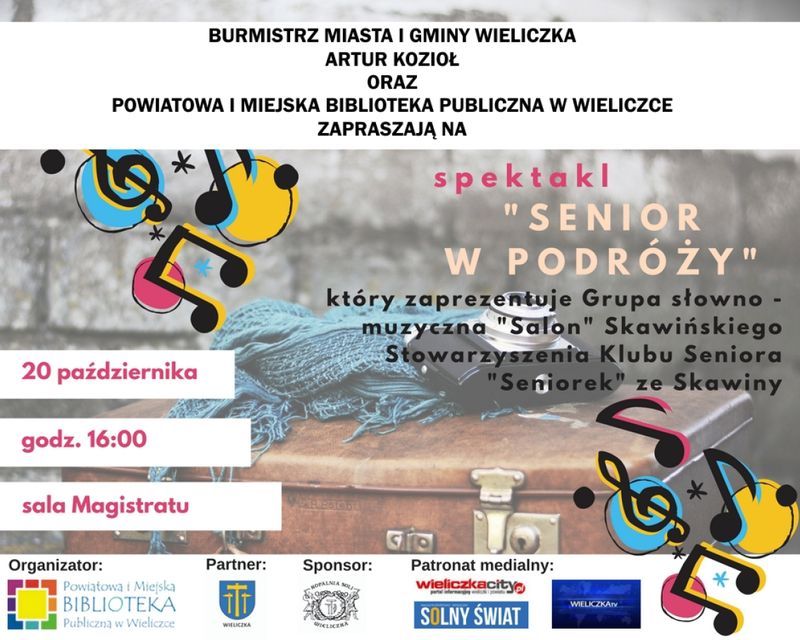 Spektakl „Senior w podróży” dla wielickich seniorów