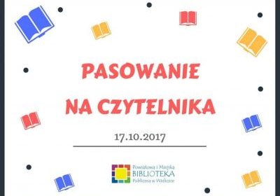 Pasowanie na Czytelnika – wolne miejsca!