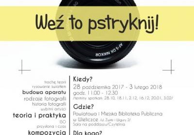 Weź to pstryknij! – zapisy na młodzieżowe warsztaty fotograficzne
