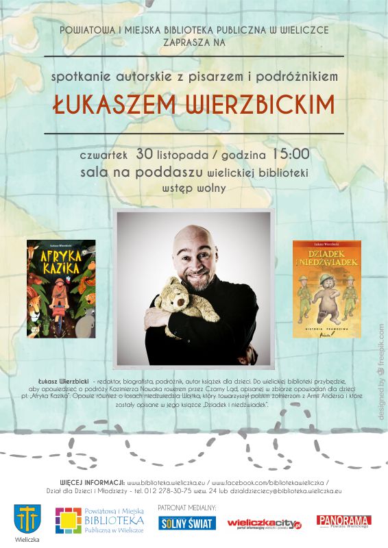 Spotkanie autorskie z Łukaszem Wierzbickim