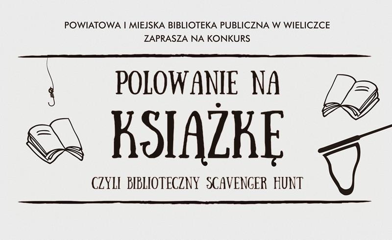 „Polowanie na książkę” – zapraszamy do konkursu