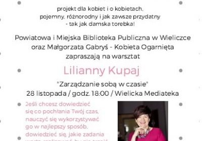 Damska Torebka - Zarządzanie sobą w czasie wg Lilianny Kupaj