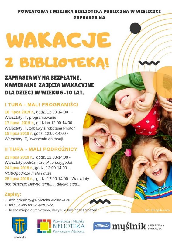 WAKACJE Z BIBLIOTEKĄ!