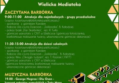 Barbórka w Wielickiej Mediatece, 4 grudnia 2019 r.