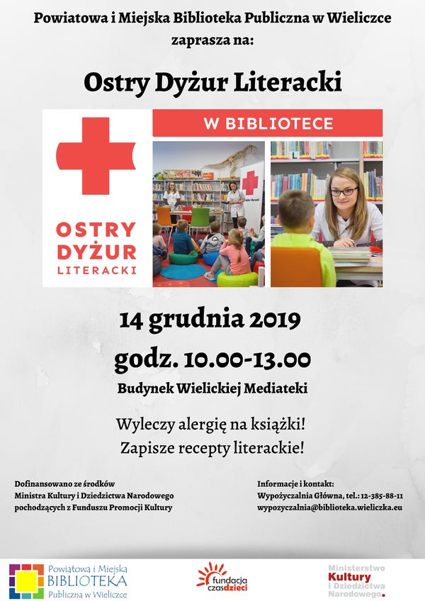 Ostry Dyżur Literacki w bibliotece